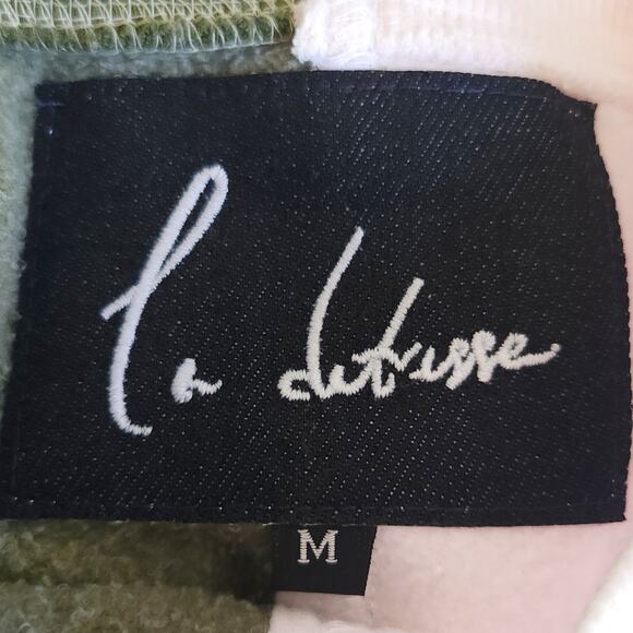 LA DETRESSE The Lovers Gemini pullover colorblock crewneck sweatshirt Size M NEW - Picture 4 of 7